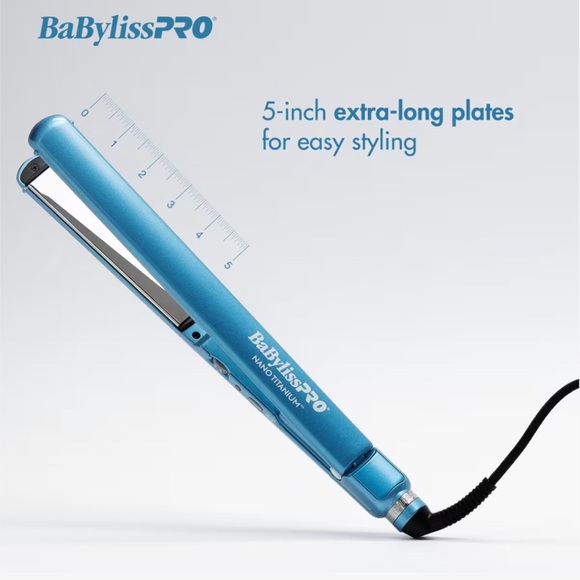 NIB Nano Titanium Ultra-Thin Straightening Iron 1" -Blue - Picture 4 of 6